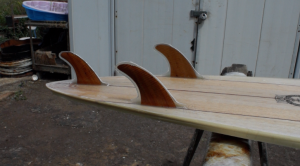 You're done! Fins are trimmed and ready for hot coat.